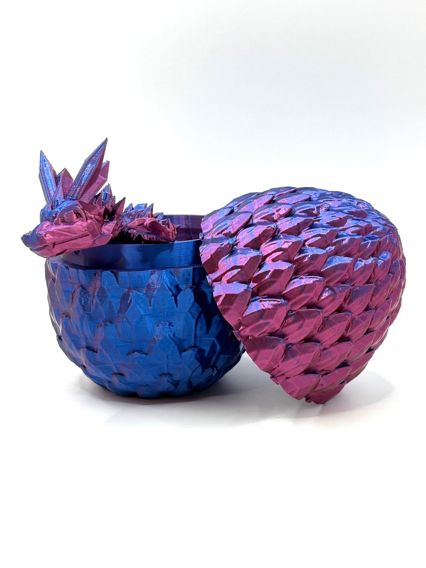 Dragonscale Egg with Baby Crystal Dragon