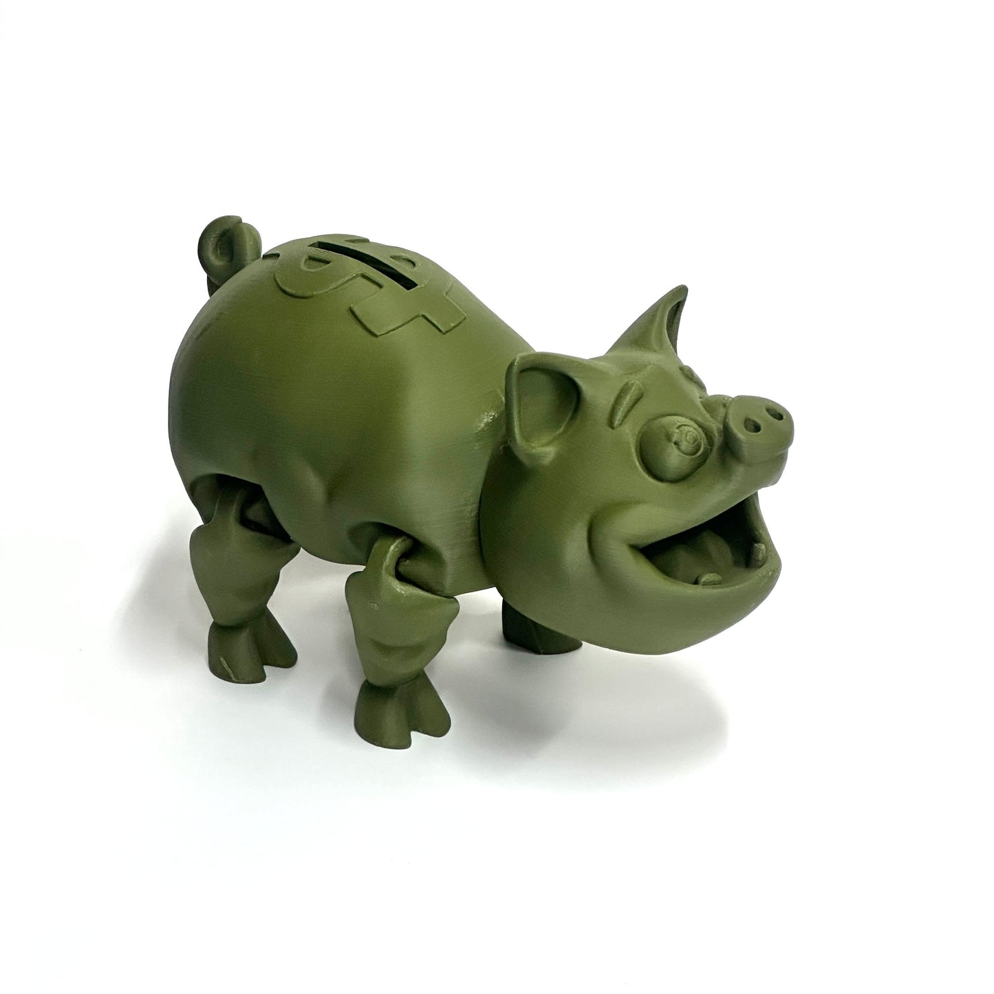 Dark Green Piggy Bank