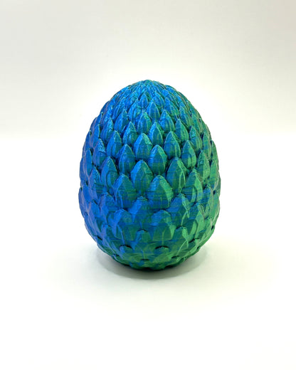 Dragonscale Egg with Baby Crystal Dragon