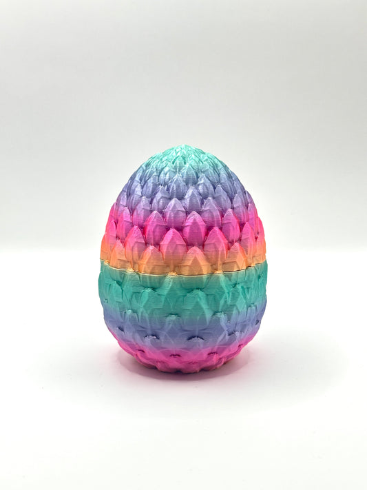Dragonscale Egg with Baby Crystal Dragon