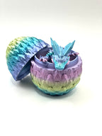 Baby Crystal Dragon with Dragonscale Egg