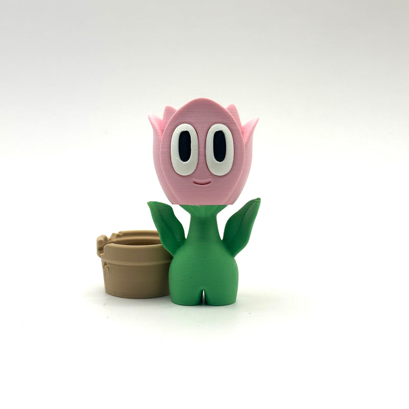 Tulip — a small 3D-printed tulip desk buddy, made in New Zealand