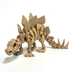 Latte Brown Stegosaurus 