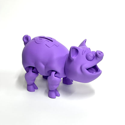 Purple Piggy Bank