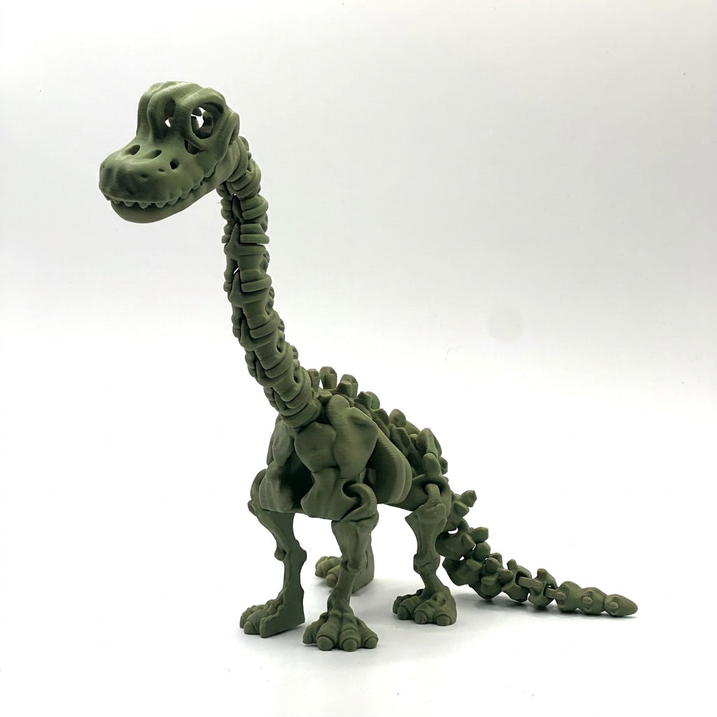 Skeleton Brachiosaurus - Dark green