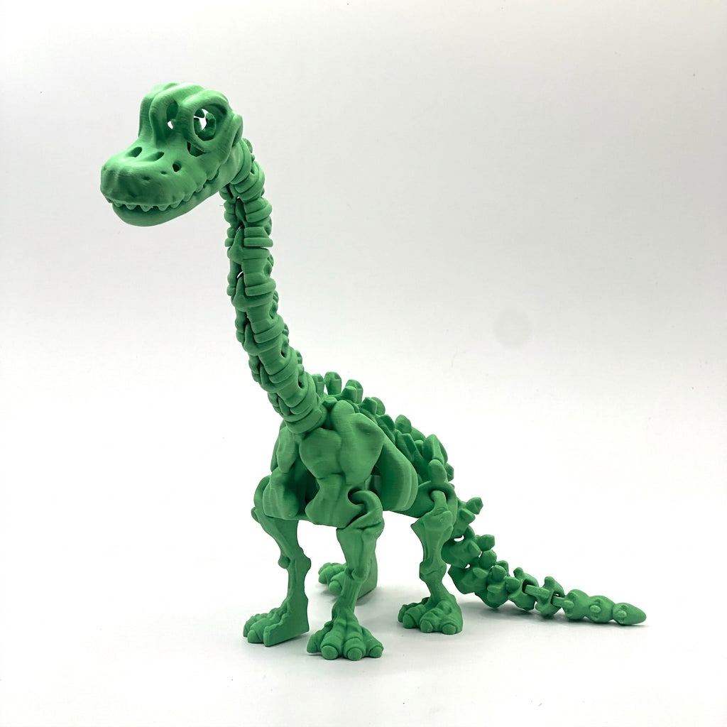 Skeleton Brachiosaurus - Grass Green