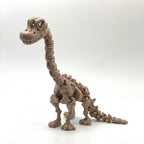 Skeleton Brachiosaurus - Latte Brown