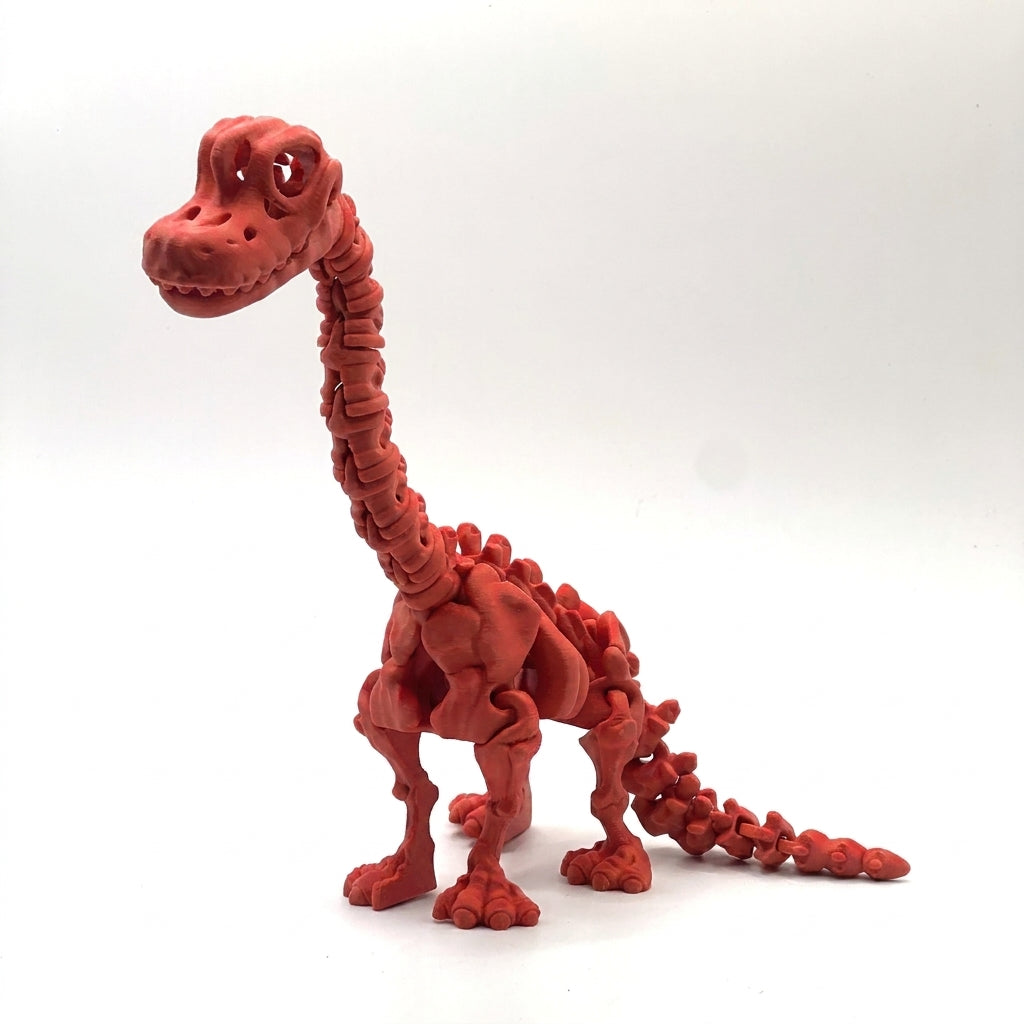 Skeleton Brachiosaurus - Scarlet Red
