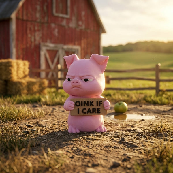 Oink if I Care Pig
