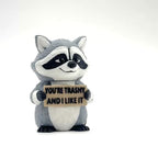 You're Trashy and I Like It Raccoon desk buddy — turntable video