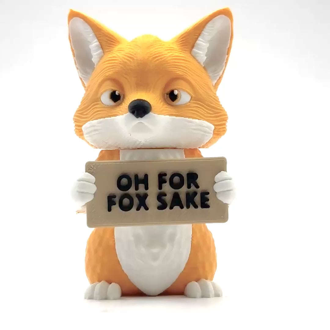 For Fox Sake Fox desk buddy — turntable video