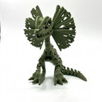 Skeleton Dilophosaurus - Dark green