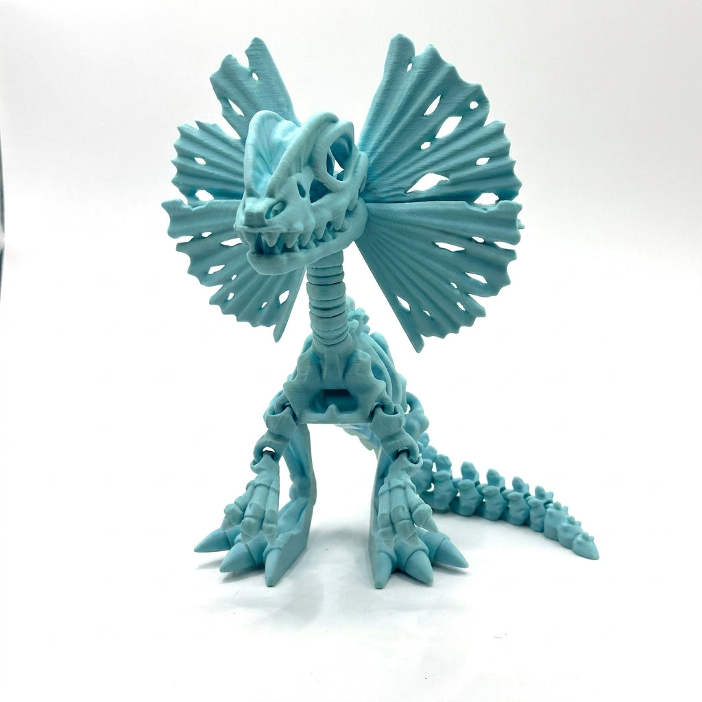 Skeleton Dilophosaurus - Ice Blue