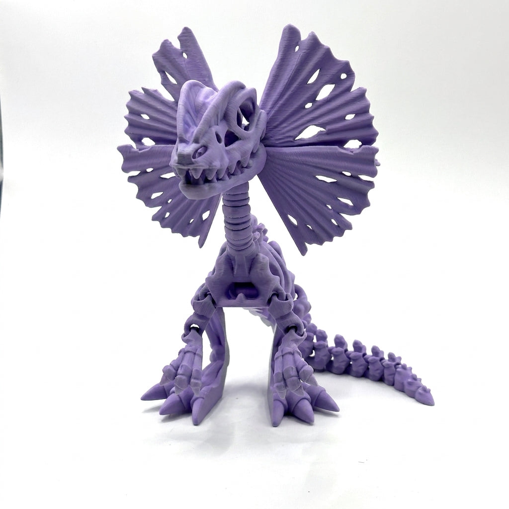 Skeleton Dilophosaurus - Lilac Purple