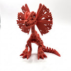Skeleton Dilophosaurus - Scarlet Red