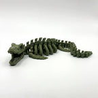 Skeleton Mosasaurus - Dark green
