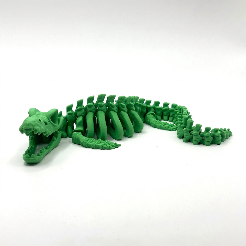 Skeleton Mosasaurus - Grass Green