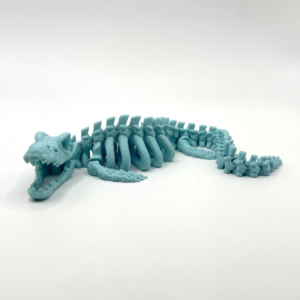 Skeleton Mosasaurus - Ice Blue