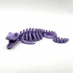 Skeleton Mosasaurus - Lilac Purple