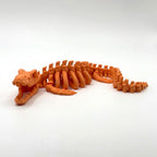 Skeleton Mosasaurus - Orange