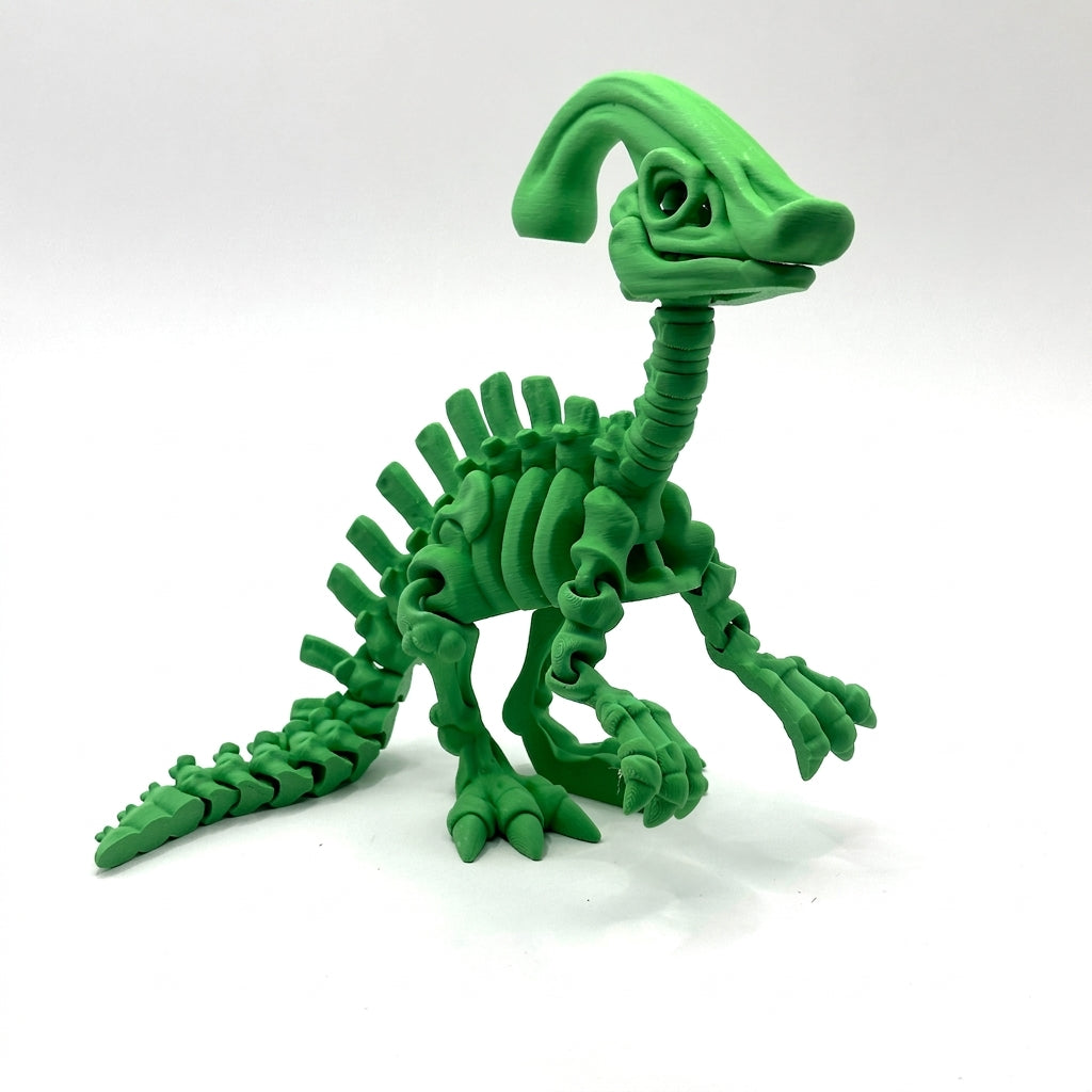 Skeleton Parasaurolophus - Grass Green