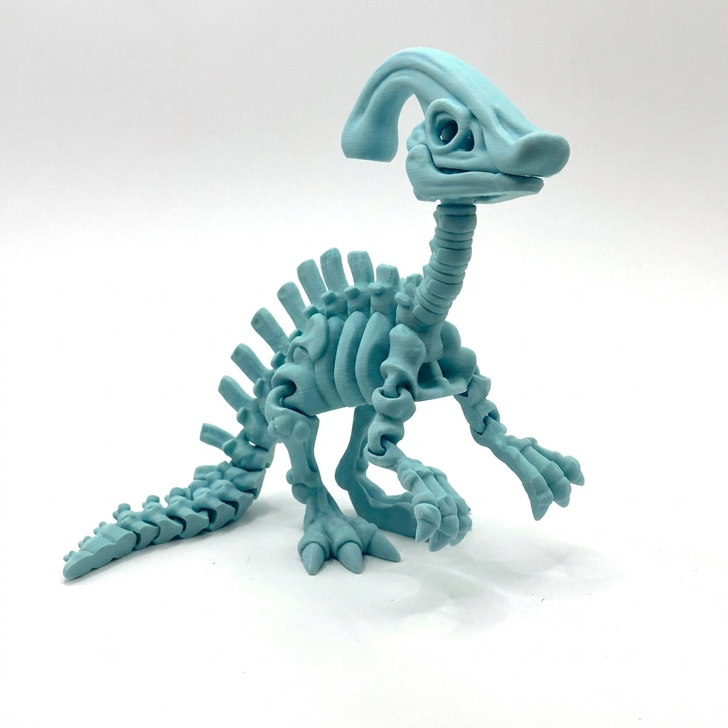 Skeleton Parasaurolophus - Ice Blue