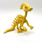 Skeleton Parasaurolophus - Yellow