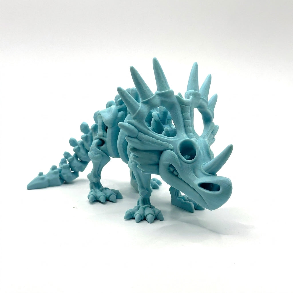 Skeleton Styracosaurus - Ice Blue