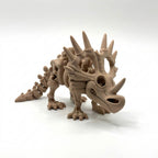 Skeleton Styracosaurus - Latte Brown