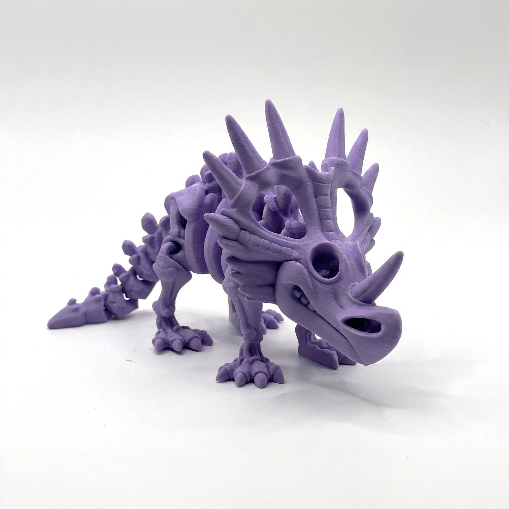 Skeleton Styracosaurus - Lilac Purple